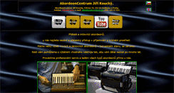 Desktop Screenshot of akordeoncentrum.cz