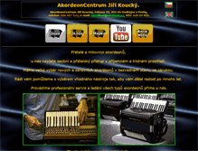 Tablet Screenshot of akordeoncentrum.cz